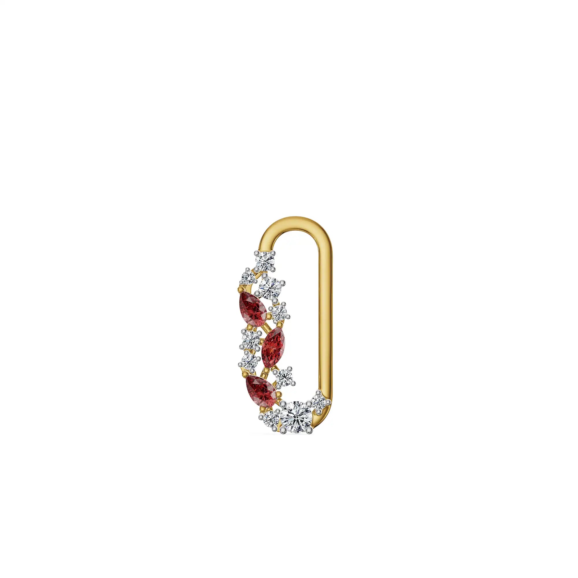 Ruby Reverie Lab Grown Diamond Pendant