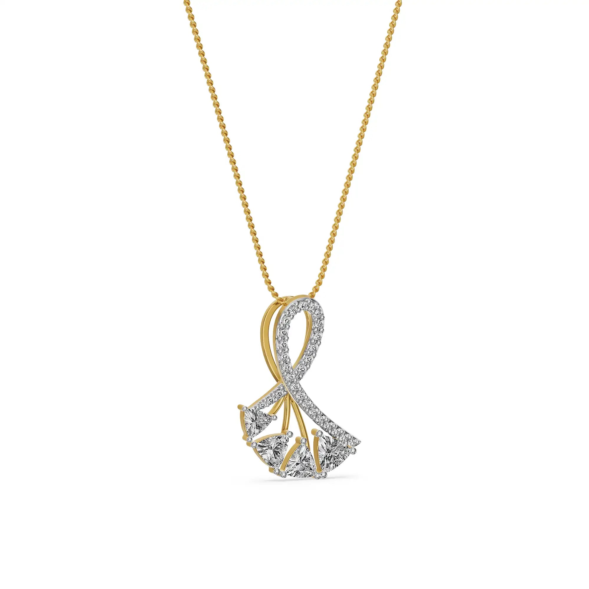 Eterna Flourish Lab Grown Diamond Pendant