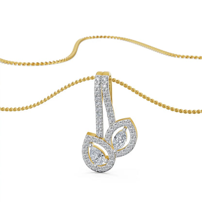 Celestia Duo Lab Grown Diamond Pendant