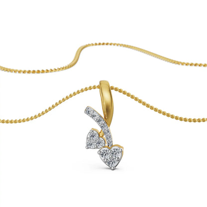 Duet Lab Grown Diamond Pendant