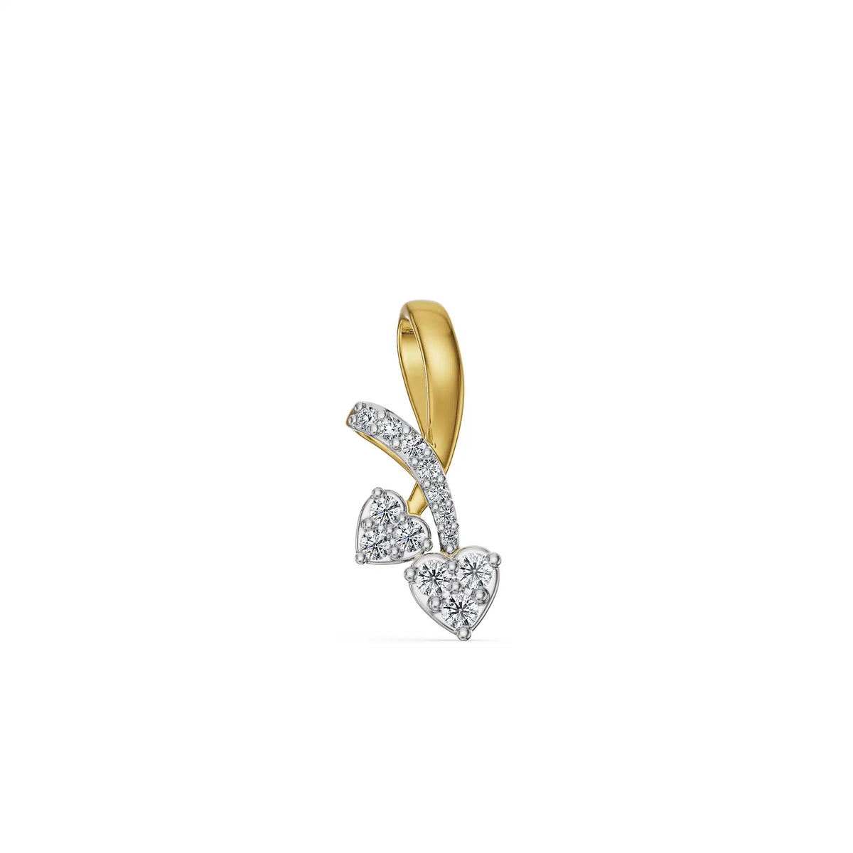 Duet Lab Grown Diamond Pendant