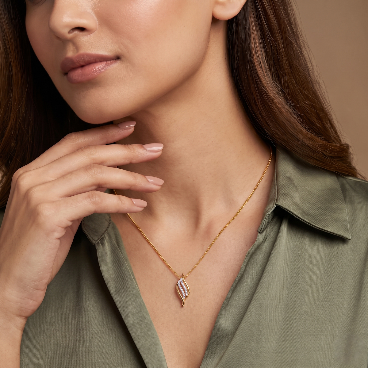 Verdure Lab Grown Diamond Pendant