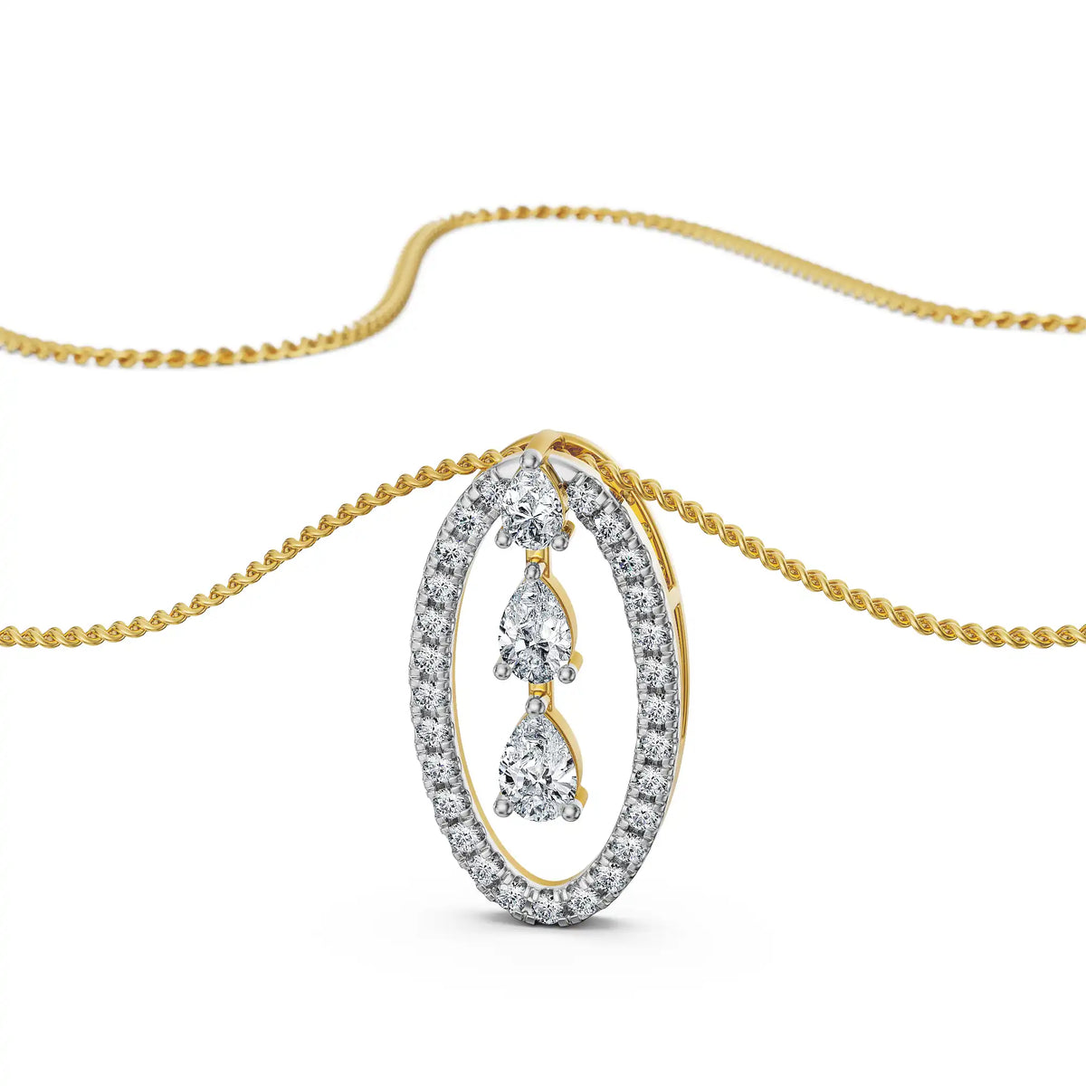 Pear Amour Lab Grown Diamond Pendant