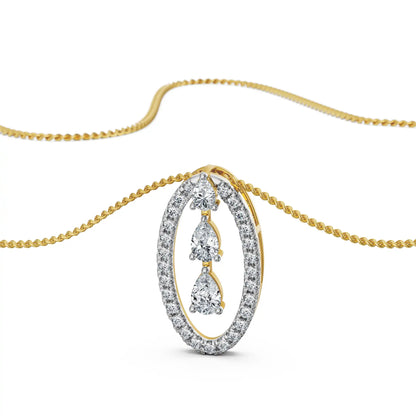 Pear Amour Lab Grown Diamond Pendant