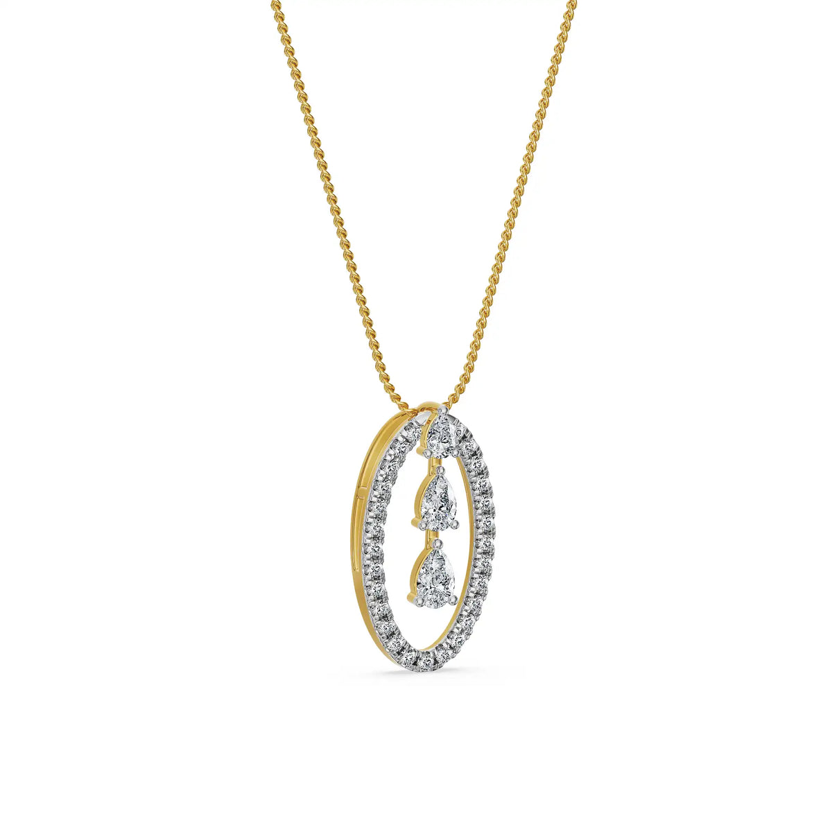 Pear Amour Lab Grown Diamond Pendant