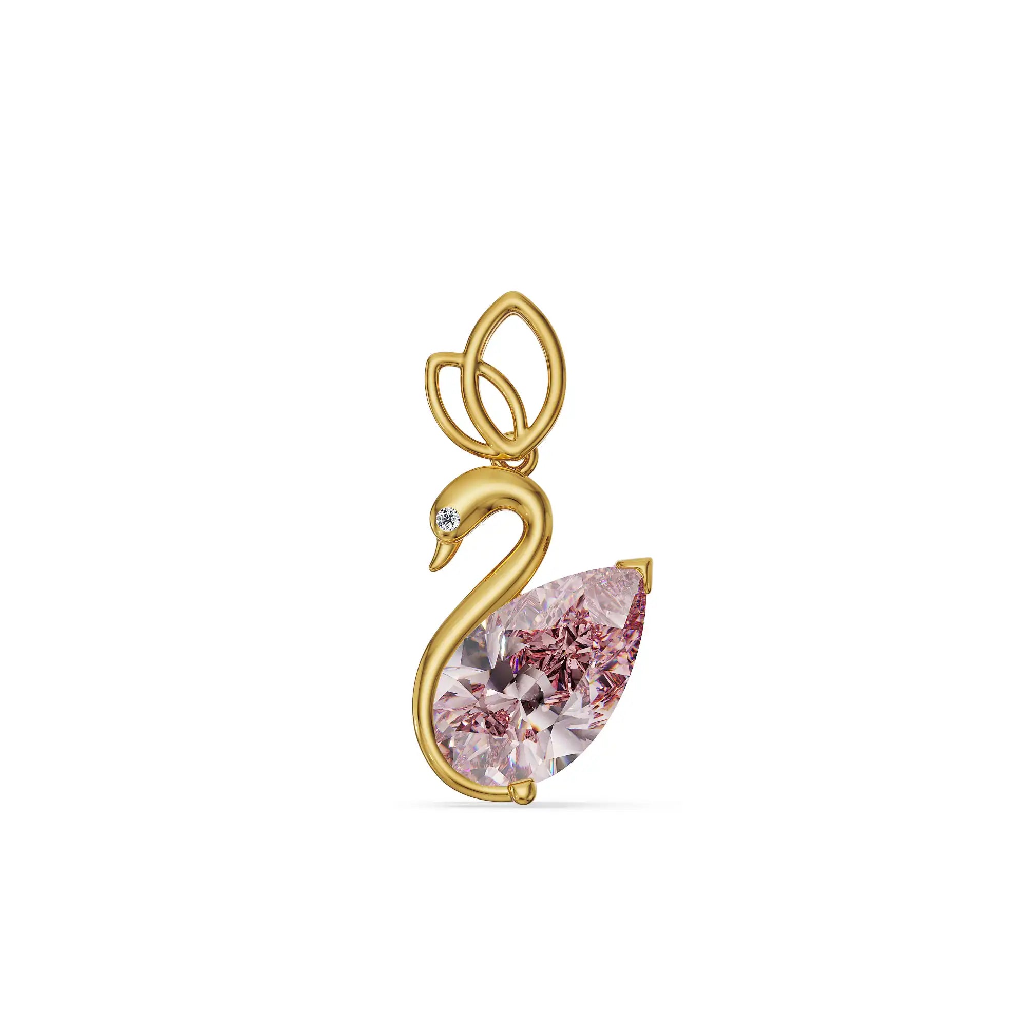 Swan’s Whisper Lab Grown Diamond Pendant