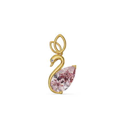 Swan’s Whisper Lab Grown Diamond Pendant