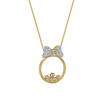 Bow Belle Lab Grown Diamond Pendant