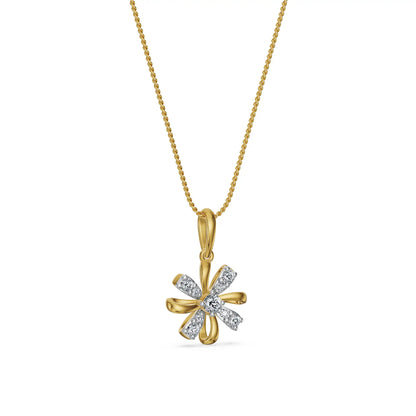Blossom Radiance Lab Grown Diamond Pendant