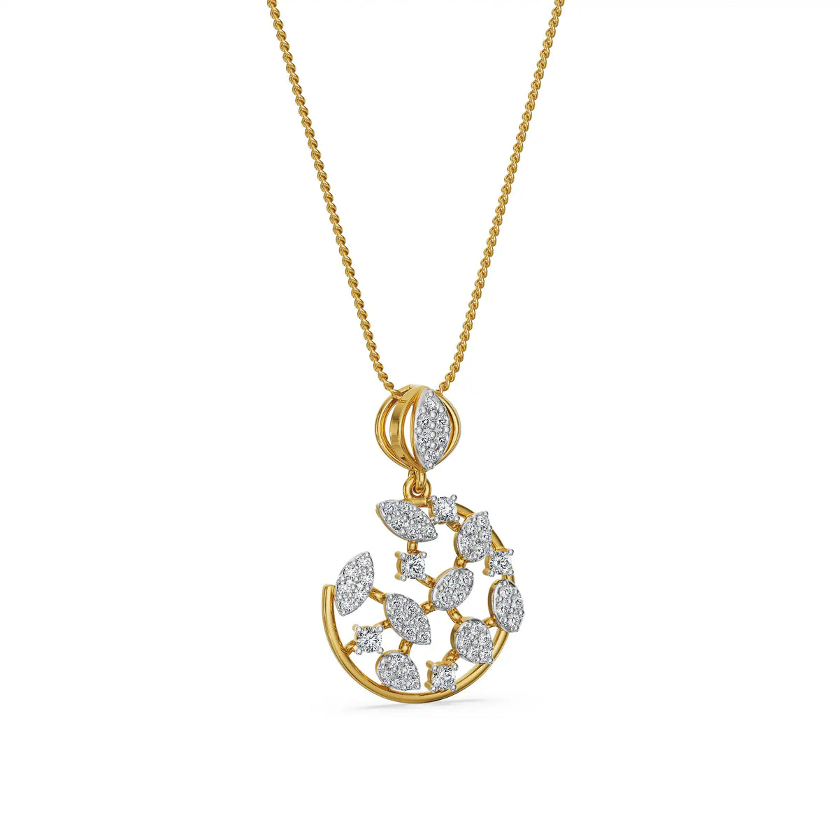 Aurelia Orbit Lab Grown Diamond Pendant