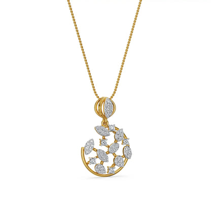 Aurelia Orbit Lab Grown Diamond Pendant