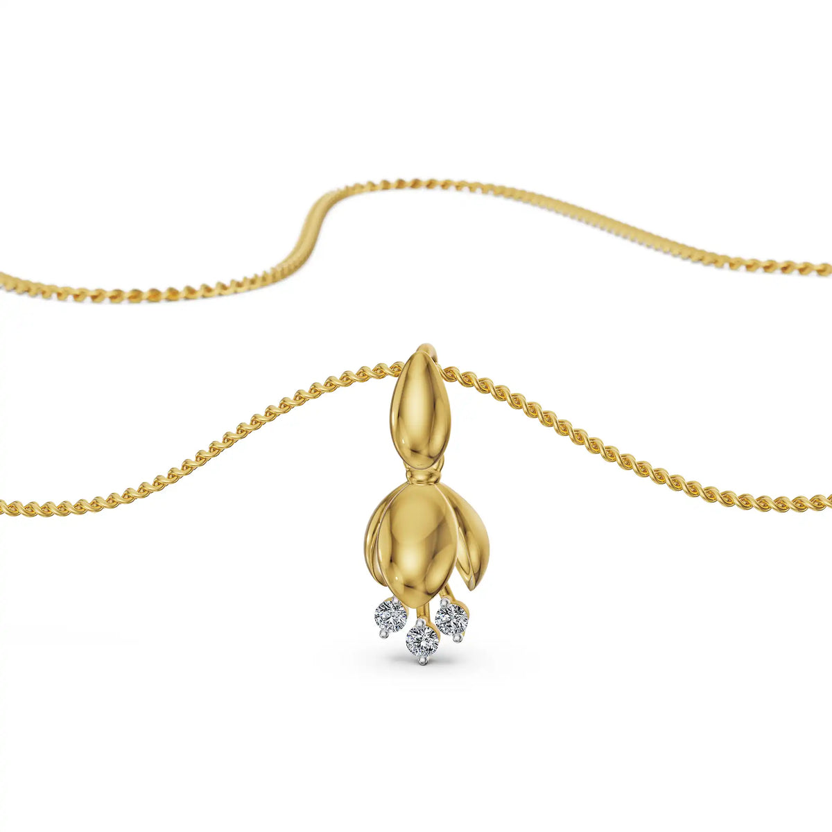 Petaline Lab Grown Diamond Pendant