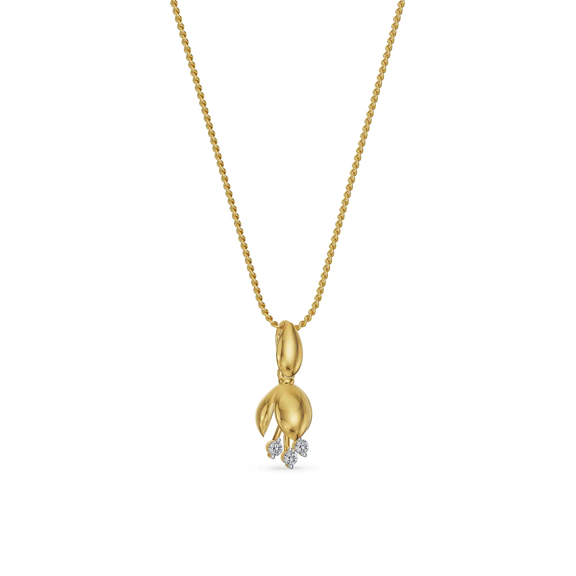 Petaline Lab Grown Diamond Pendant