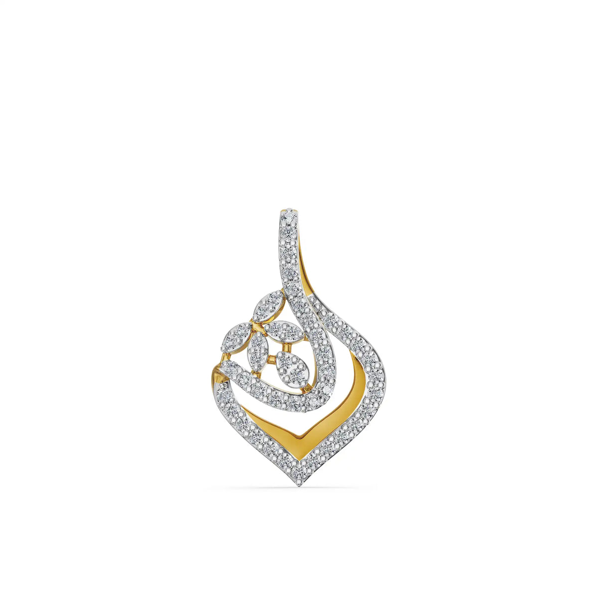 Aura Bloom Lab Grown Diamond Pendant