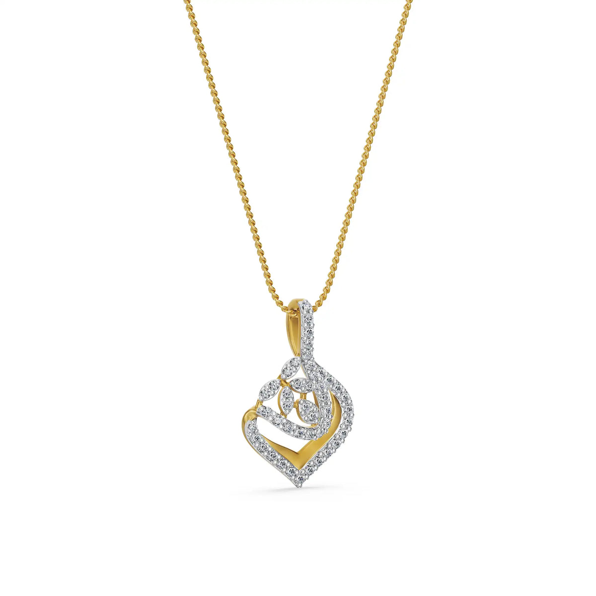 Aura Bloom Lab Grown Diamond Pendant
