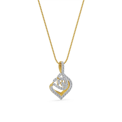 Aura Bloom Lab Grown Diamond Pendant