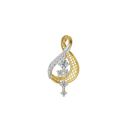 Ethereal Drop Lab Grown Diamond Pendant