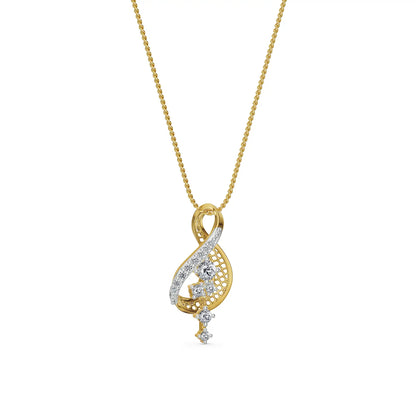 Ethereal Drop Lab Grown Diamond Pendant