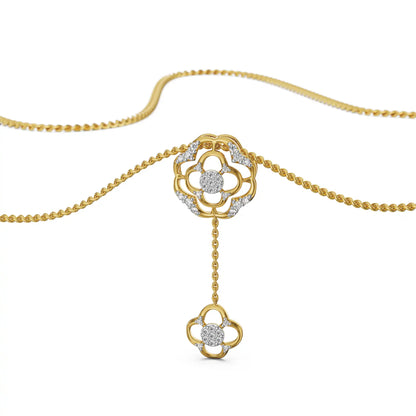 Lunara Bloom Lab Grown Diamond Pendant