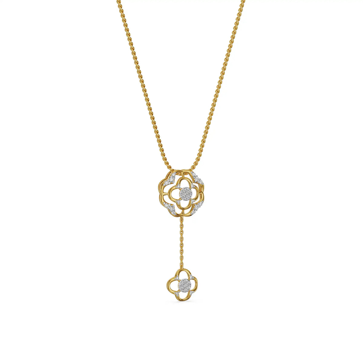 Lunara Bloom Lab Grown Diamond Pendant