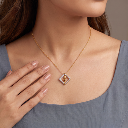Verdant Grace Lab Grown Diamond Pendant