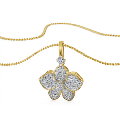 Petal Grace Lab Grown Diamond Pendant