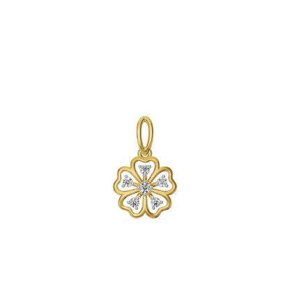 Floral Symphony Lab Grown Diamond  Pendant