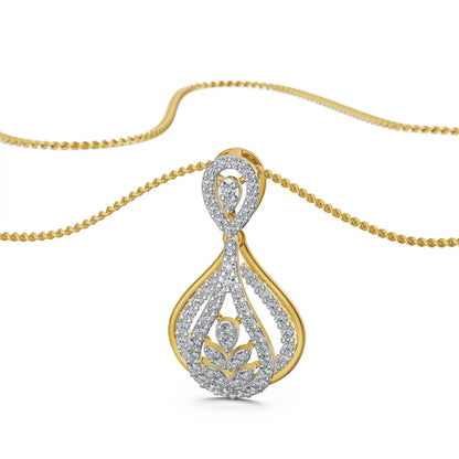 Elysia Bloom Lab Grown Diamond Pendant