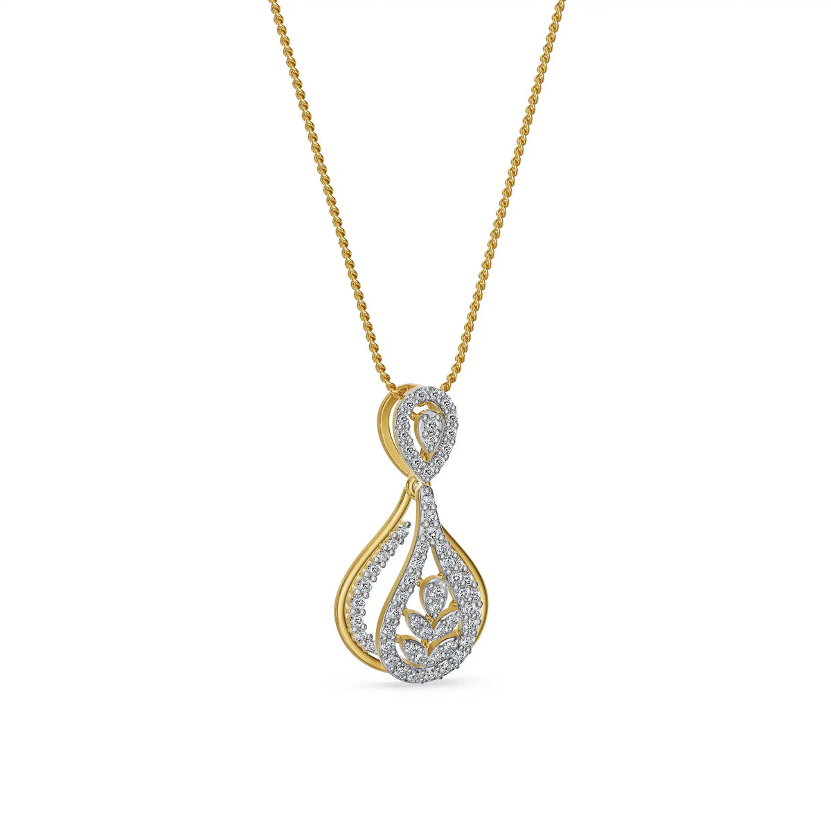 Elysia Bloom Lab Grown Diamond Pendant