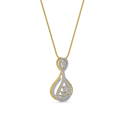 Elysia Bloom Lab Grown Diamond Pendant
