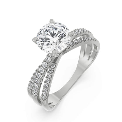 Lab-Grown Forever Sparkling Diamond Ring 9KT