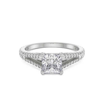 Princess Cut Splendor Ring_in_stock