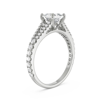 Princess Cut Splendor Ring_in_stock