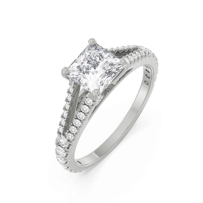 Princess Cut Splendor Ring_in_stock