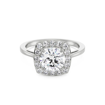 Classic Elegance Diamond Ring Front View