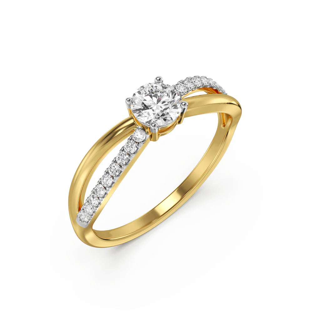 Clustered Brilliance Lab Grown Diamond Ring 9KT