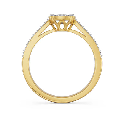 Regal Diamond Fusion Ring Back View