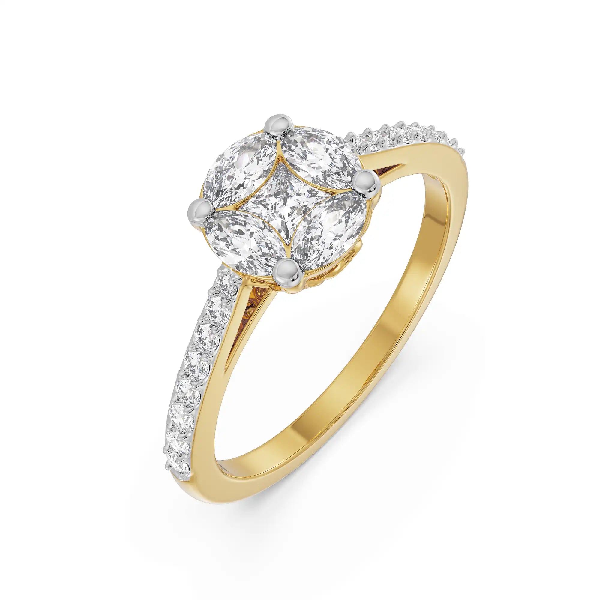 Regal Diamond Fusion Ring Top View