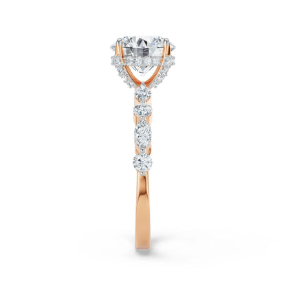 Halo Round Brilliant Lab Grown Diamond Ring_in-stock