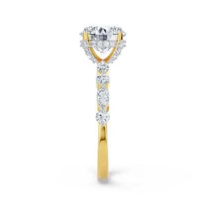 Halo Round Brilliant Lab Grown Diamond Ring_in-stock