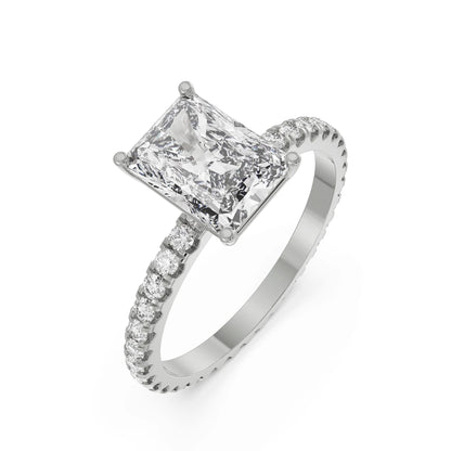 Timeless Radiant Diamond Ring_in-stock