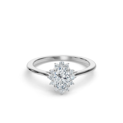 Vintage Vespa Diamond Ring Front View