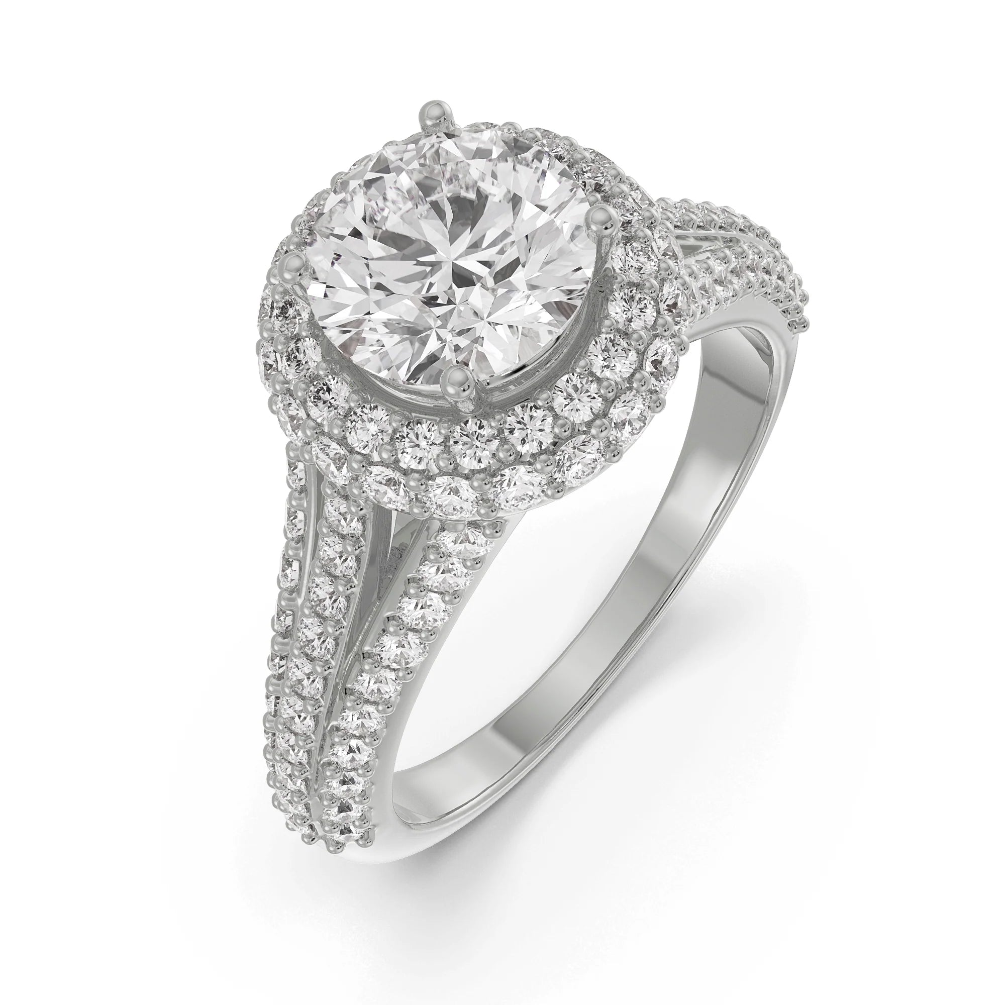 Royal Lab Grown Diamond Halo Ring_in-stock