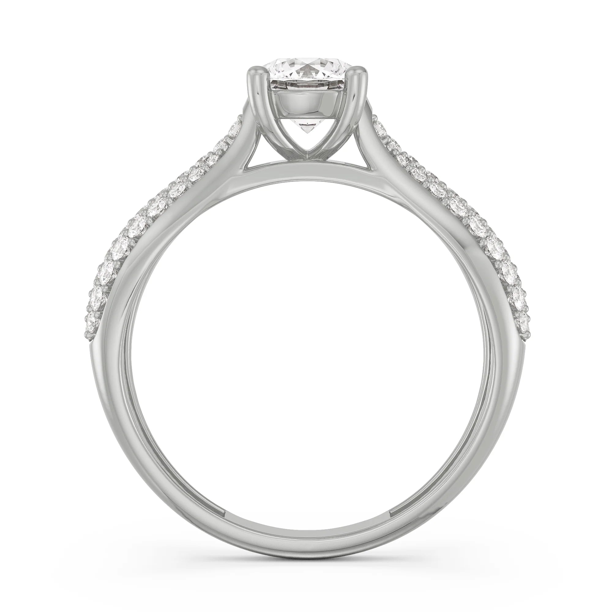 Queen Lab Grown Diamond Ring For Her_in-stock