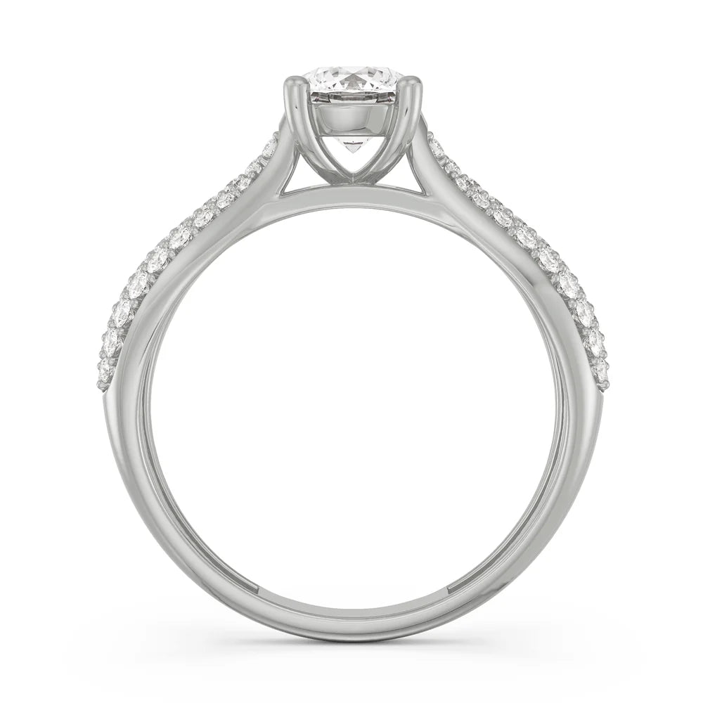 Queen Lab Grown Diamond Ring for Her 9KT