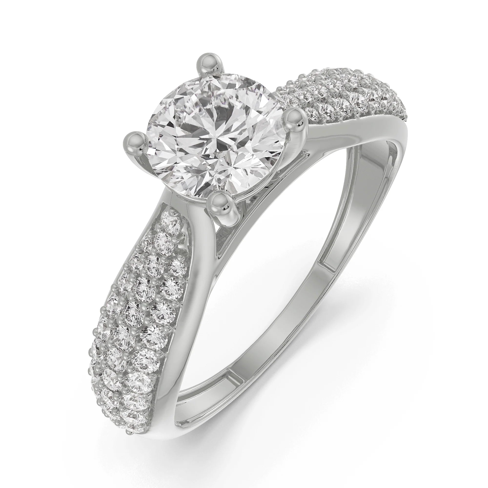 Queen Lab Grown Diamond Ring For Her_in-stock