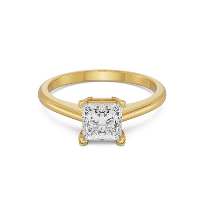 Charming Solitaire Ring Front View