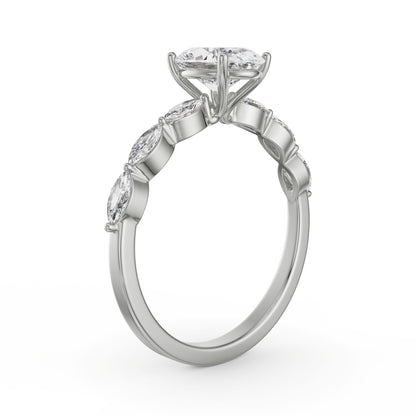 Jezz Diamond Ring Side View