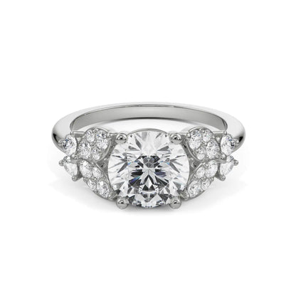 Camy Engagement Ring Front View in 9KT