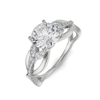 Blossom Brilliant Engagement Ring Top view
